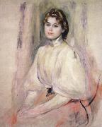 Pierre Renoir Young Woman Seated oil painting artist